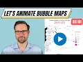 Animated bubble maps with R