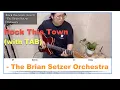 Rock This Town - The Brian Setzer Orchestra cover with TAB