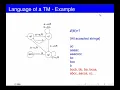 Turing machines Part 3 Configuration Computation Language of a TM