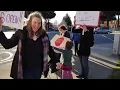 Petaluma Valley Hospital staff protesting proposed closure of Family Birth Center Part 1
