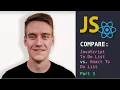 JavaScript To Do List vs React To Do List Part 3