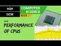 4 AQA GCSE 8525 SLR1 - 3 4 Performance of CPUs