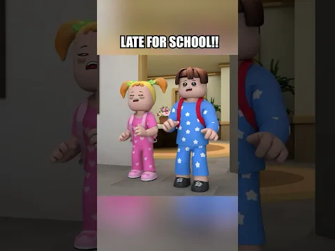Late For School..!! #roblox #animation