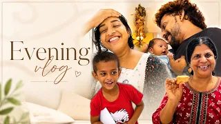 Evening vlog | After baby came 😍 | Sensree | Maneesh vishnu 
