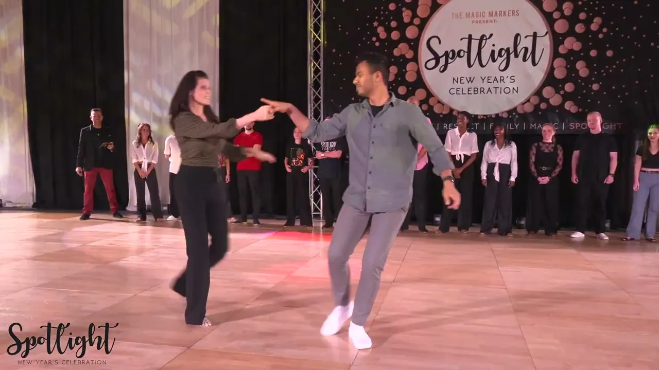 Spotlight New Year's Celebration 2024/2025 Advanced Strictly Swing Manoj Rudraboina & Joy Stachura