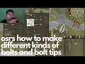OSRS how to make bolts