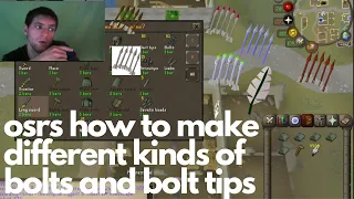 OSRS how to make bolts