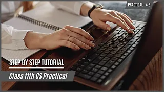 Class 11 CS Practical - Alphabet Pattern Program Python Nested Loops Explained