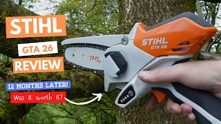 The BEST Mini Chainsaw Stihl GTA 26 Mini Chainsaw Review After 1 Year