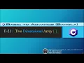 Part-21 C B-A Tutorial Bangla Two Dimensional Array