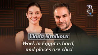Vlada Sitnikova work in egypt is hard and places are chic