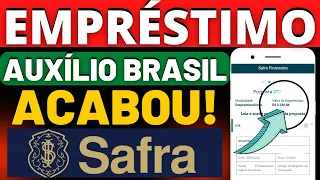 [R$2.230 BANCO SAFRA] NÃO ESTÁ MAIS LIBERANDO EMPRÉSTIMO AUXÍLIO BRASIL! ENTENDA