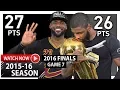 LeBron James Kyrie Irving INSANE Game 7 Highlights vs Warriors 2016 Finals - NBA CHAMPIONS