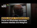 Download Lagu Madlanga Commission | Focus on WhatsApp messages between Matlala and Mogotsi continues