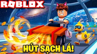 Roblox | TRÊN VŨ TRỤ CŨNG CÓ LÁ ĐỂ DỌN? MAY CÓ VỊT ROBOT CỨU KIA - Clean all the leaves | KiA Phạm