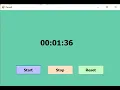 How do you create a stopwatch in Visual Basic net
