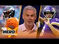 Broncos Vikings highlight Colin s final amendments to his 2022 predictions NFL THE HERD
