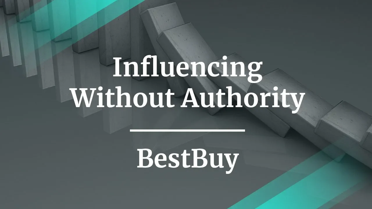 How to Influence Without Authority by BestBuy Sr Product Manager - YouTube thumbnail