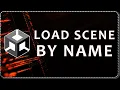 How to CHANGE SCENE BY NAME when pressing BUTTON in Unity - Download included