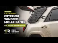 How To Install T4R 5th Gen Exterior Window Molle Panel For 2010-2024 Toyota 4Runner