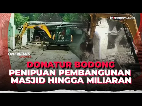 Viral! Donatur Fiktif Tipu Warga Gunungkidul, Masjid Rata dengan Tanah