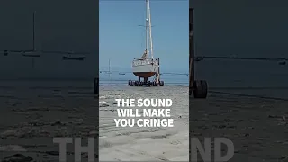 The sound of hauling out here is stressful #windedvoyage #sailinglife #sailing #africa