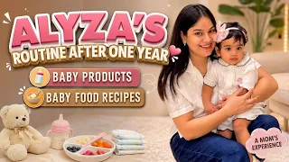 Alyza After One | Eating, Playing, Talking and So Much More | Baby Update