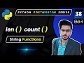 Python Count Function Len python String Inbuilt Functions