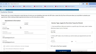 how to book a DPS appointment english