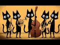 Download Lagu Black Cats Deep Bass Soft Jazz Groove: Uplifting Swing for Energetic Work \u0026 Study