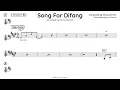 Song For Difang (Kenny Garrett) Trumpet (Bb) Transcription