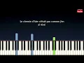 Louane - Conduire Piano Tutorial Facile Paroles