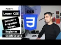 CSS Course 2020 CSS Selectors Properties and Values Absolute Beginners Part