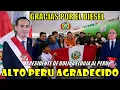 PERU DEMUESTRA SU GRANDEZA ENVIANDO COMBUSTIBLE A BOLIVIA- PDTE Y BOLIVIANOS CONMOVIDOS- QUE OPINAS?