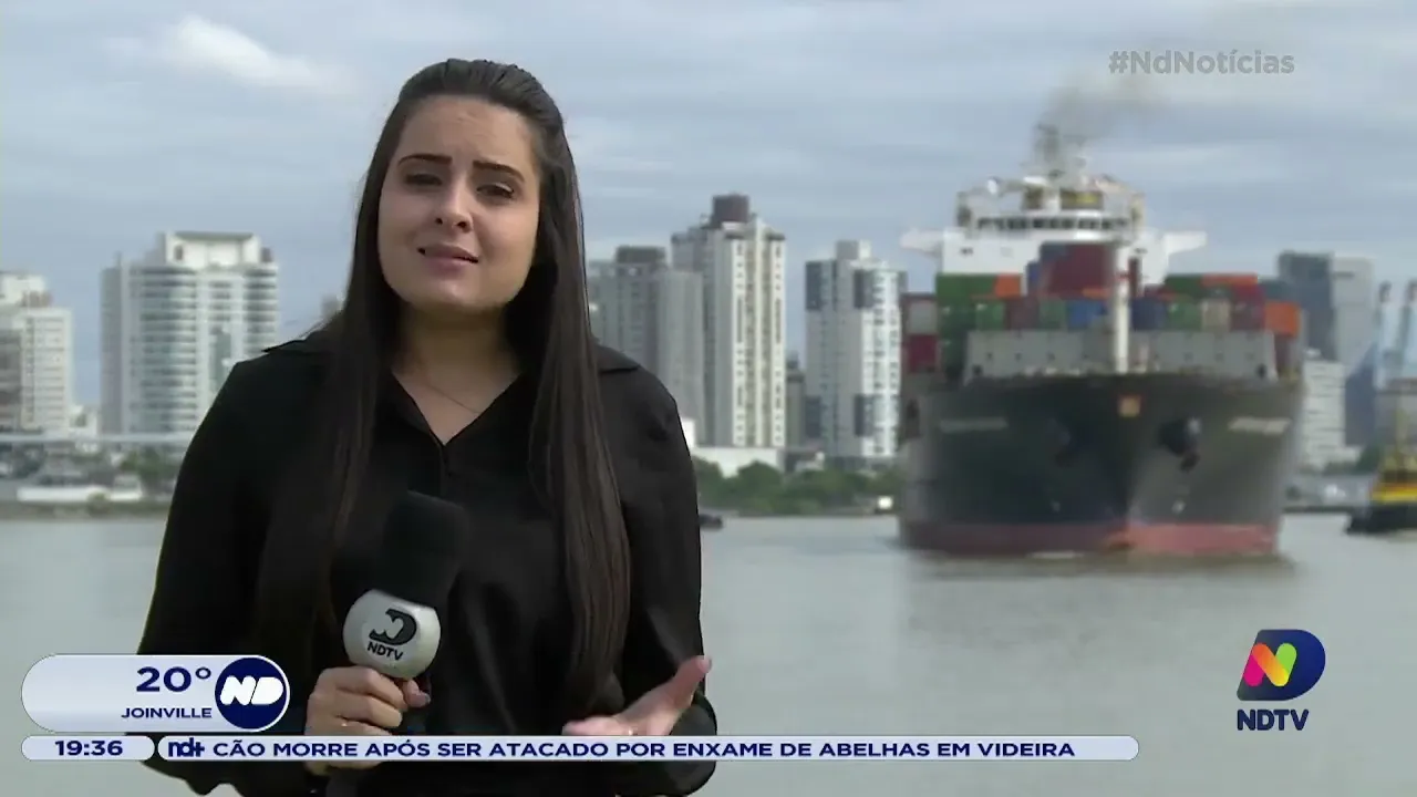 Canal que dá acesso aos portos de Itajaí e Navegantes é reaberto