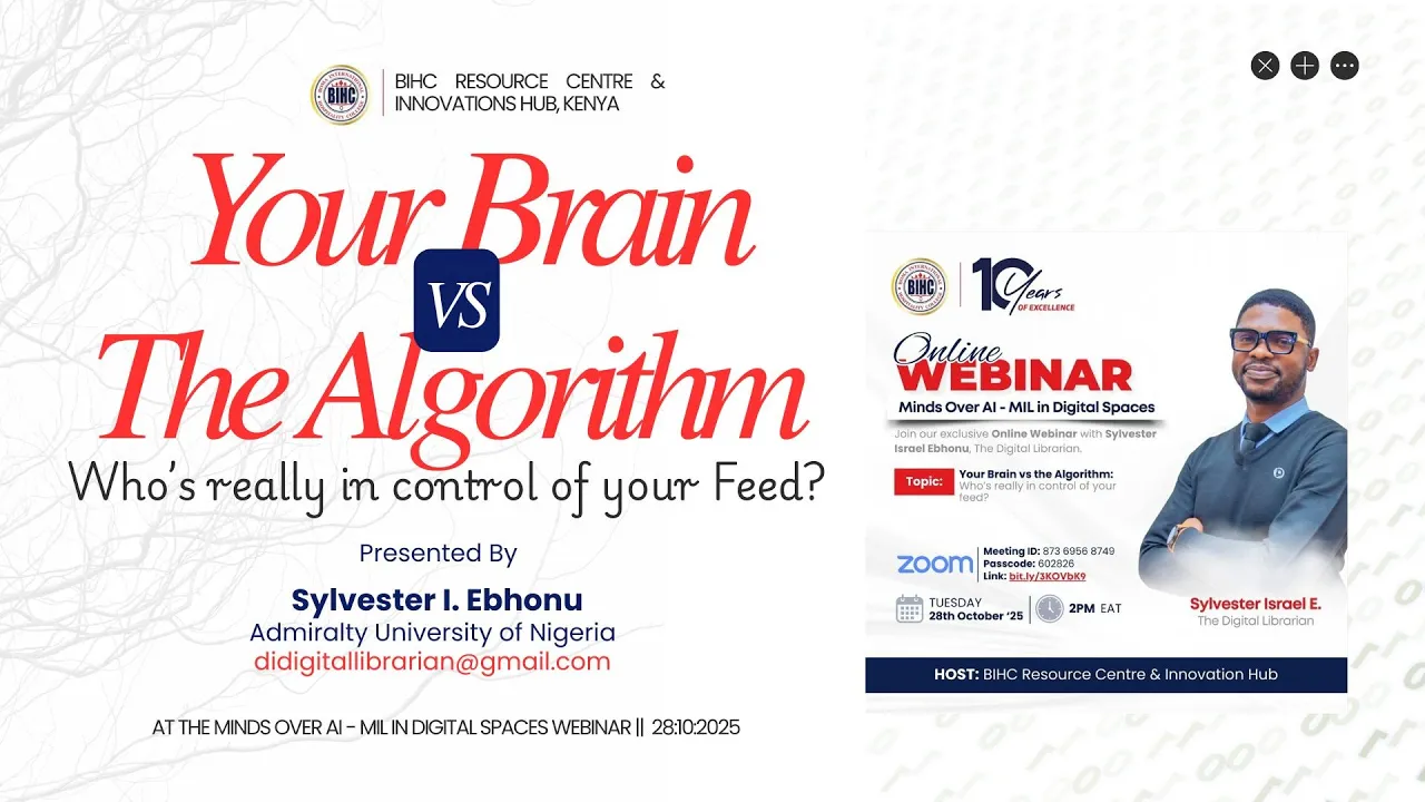 Your Brain vs The Algorithm: Who’s Really in Control of Your Feed? | Minds Over AI Webinar