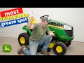 Most overlooked grease fitting John Deere 100 series
