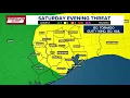 LIVE Houston-area radar plus a check on the forecast with strong storms possible today
