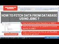 4 How to Fetch Data from Database using JDBC and ResultSet