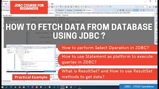 4 How to Fetch Data from Database using JDBC and ResultSet