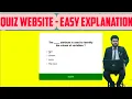 Create a quiz app using html CSS JavaScript - easy explanation