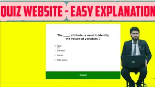 Create a quiz app using html CSS JavaScript - easy explanation