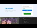 ASMR Programming - Coding Facebook Login Page with Html CSS