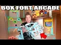 Lagu BOX FORT ARCADE!! 📦🕹 Alle tickets gewonnen - basketbal, skeeball, tafelvoetbal en meer