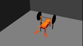 Buckid Push Animation Weight Lifting