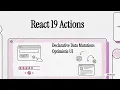 React 19 Actions Deep Dive Optimistic UI Pending States