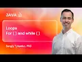 Lecture 4 Loops for while do-while Java Fundamentals