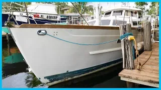 111. Dirt Cheap ABANDONED Project YACHT – Is She Worth It? [Full Tour] Learning the Lines