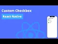 React Native Checkbox Component