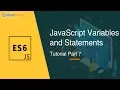 JavaScript Variables and Statements - Part 7 JavaScript Tutorial